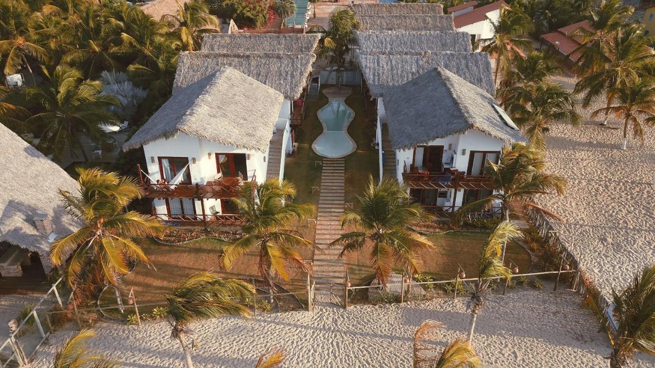 Ap. Peixe Boi Pe Na Areia Com Vista Frontal E Total Para O Mar Barra Grande  Exterior photo